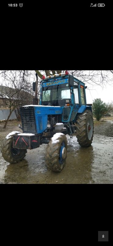 ot biçən traktor: Traktor Belarus (MTZ) MTZ82.1, 1991 il, 82 at gücü, motor 10 l, İşlənmiş