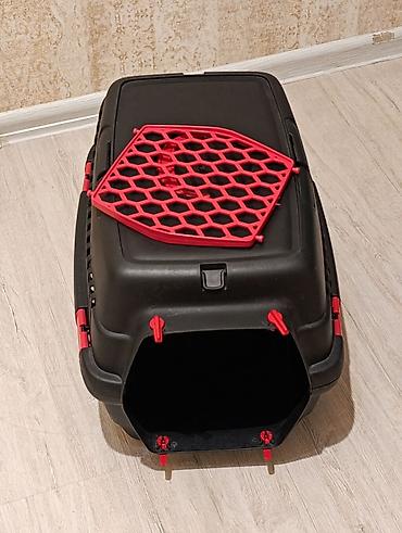 pişik daşıma: Heyvan daşıma konteyneri - Material: möhkəm plastik korpus - Rəng — 1