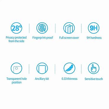 Zaštitne folije i stakla za telefone: Zastitno staklo Nillkin Guardian za iPhone 13 Pro Max/14 Plus 6.7 — 6