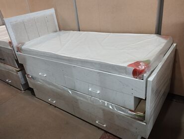 Односпальные кровати: Односпальная кровать, Новый, С матрасом, длина - 200 см — 16