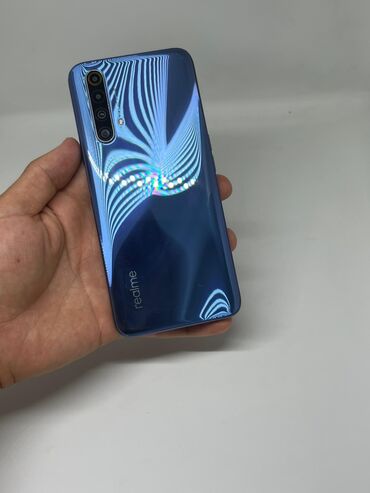 телфон бу жалалабатан: Realme X50 5G, Колдонулган, 128 ГБ, түсү - Көк, 2 SIM