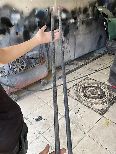 Metal məhsulları: Məhsul: Metal zolaq/profil çubuqlar (2 ədəd) X 5 3e 53 qapi kantlari — 2