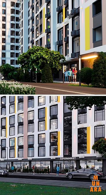 Квартиры: 3 комнаты, 133 м², Кок-Жар мкр Элитка, 7 этаж, ПСО (под самоотделку) — 1