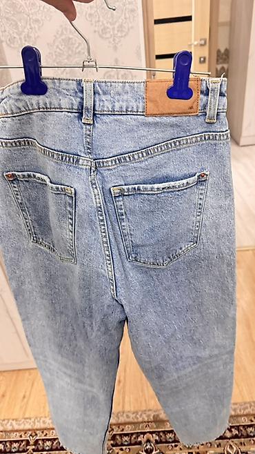 Джинсы: Джинсы ZARA, светло-голубой деним - Модель: классические — 2