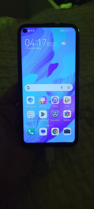 telefonlar 100 manata: Huawei Nova, 128 GB, rəng - Göy, Sensor, Barmaq izi, İki sim kartlı