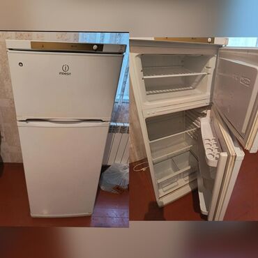 mətbəx qaz sobası: Б/у 2 двери Indesit Холодильник Продажа, цвет - Белый
