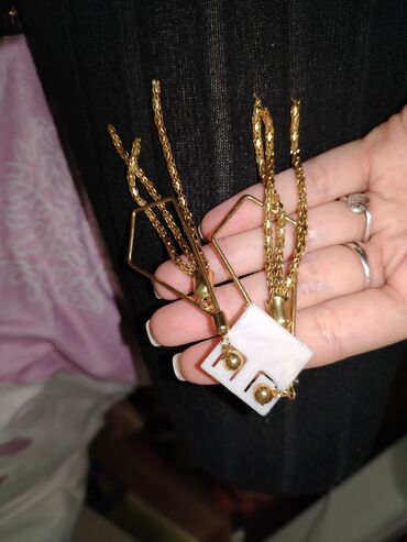 Setovi nakita: Set: Minđuše, Prsten, Materijal: Cirkon, Hirurški čelik na lalafo.rs — 14 Setovi nakita: Set: Minđuše, Prsten, Materijal: Cirkon, Hirurški čelik — 14