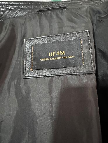 Куртки: Мужская кожаная куртка UF4M (Urban Fashion For Men) - Материал — 3