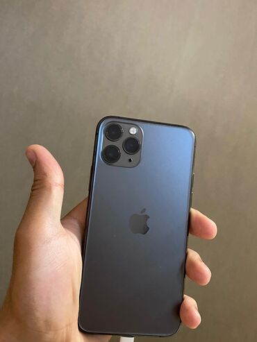 Apple iPhone: IPhone 11 Pro, 64 GB, Space Gray, Simsiz şarj, Face ID