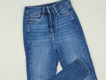 sinsay dżinsy z wysokim stanem: DENIM JEANS, Jeans for women, size S