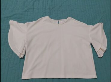 zara košulje i bluze: Reserved, M (EU 38), Jednobojni, bоја - Bela