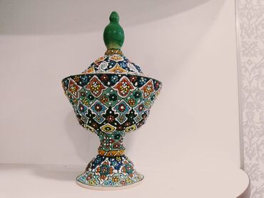 Vazalar: Əl işi qablar orjinalıdı., Güldan Kanfetqabı, Qəndqabı, Çaşka, Podnus -da lalafo.az — 9 Vazalar: Əl işi qablar orjinalıdı., Güldan Kanfetqabı, Qəndqabı, Çaşka, Podnus — 9