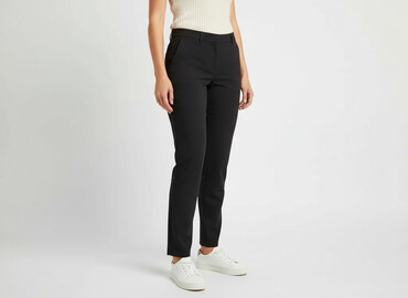 spodnie ang: NEXT Petite, Material trousers for women, size M
