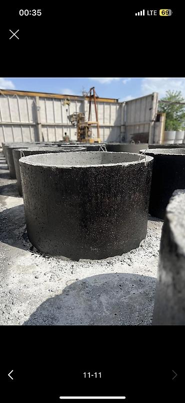 Железобетонные (ЖБИ) кольца для септика: Железобетонное (ЖБИ) кольцо для септика Размер: 150 x 90 x 9 см, Платная установка, Оптом — 1