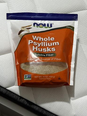 гмо: NOW Foods Whole Psyllium Husks — цельные оболочки подорожника — 1