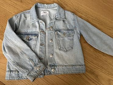 Детская джинсовая куртка ZARA - Бренд: ZARA - Размер: 9 (рост 134 см)