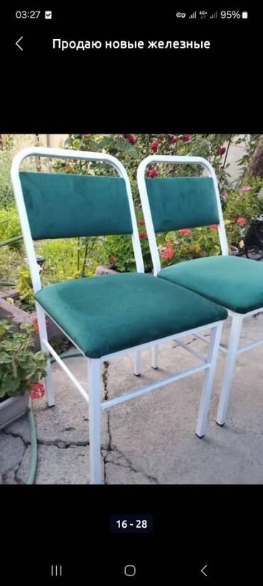 Стулья для кухни: Железные стуля. темир отургучтар. стуля для кафе. стуля для швеи — 26