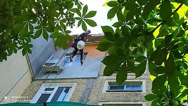 Утепление: Утепление балкон. ПОКРАСКА СТЕН. Установка козырьков. Установка — 11