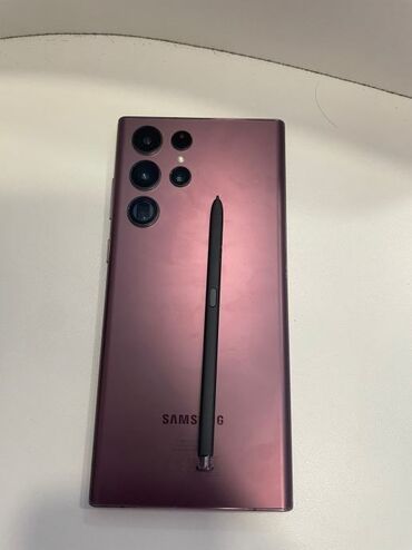 купить бу кондиционер в баку: Samsung Galaxy S22 Ultra, 256 ГБ, цвет - Фиолетовый, Кнопочный, Сенсорный, Отпечаток пальца