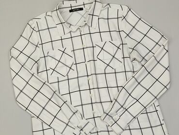 biała koszula: Koszula Esmara, XS (EU 34), Poliester, stan - Dobry