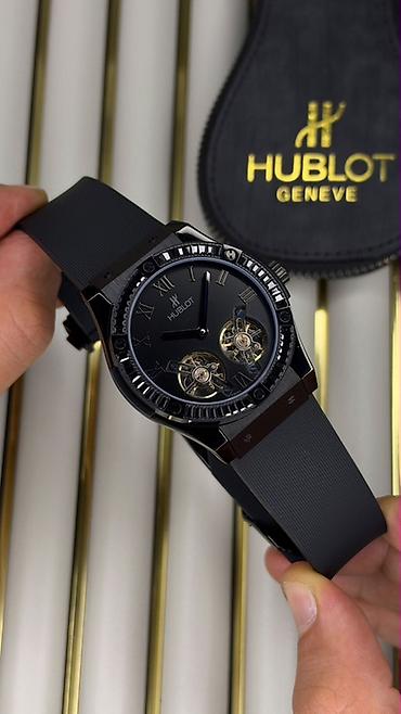 saat romanson: Yeni, Qol saatı, Hublot, rəng - Qara — 1