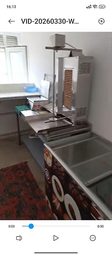 doner reklamları: Fast-food və dondurma satış nöqtəsi üçün komplekt avadanlıq paketi — 3