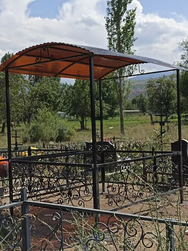 Ритуальные услуги: Изготовление памятников, Изготовление оградок, Изготовление крестов | Металл, Габбро | Оформление — 24