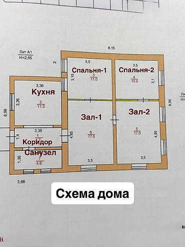 гараж петрока: 4 комнаты, 76 м², 4 соток, Бишкек, Аламединский рынок / базар Агентство недвижимости — 10