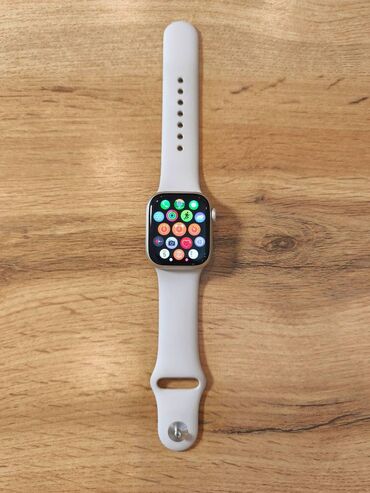 купить колонку для компьютера: Apple Watch Series 9, 41mm. Ремешок 130-180mm цвета "Starlight" В