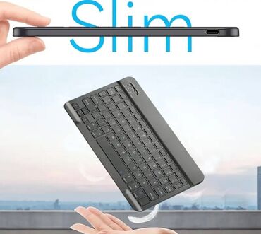 wifi modem adapter: IOS, Android və Windows üçün, zaryadka olunan, simsiz klaviatura