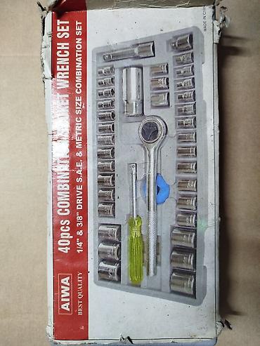 черные часы: Набор торцевых головок AIWA, 40 предметов (COMBINATION SOCKET WRENCH — 1
