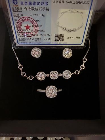 Наборы украшений: 💎 Муассанит — эффект люкса без переплаты Украшения с муассанитом — 19