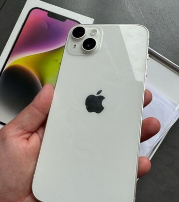 Mobil telefonlar: IPhone 14, 128 GB, Ağ, Face ID