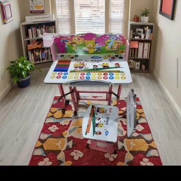 Setovi stolova i stolica: Dečiji set – podesivi radni sto sa stolicom - Namenjen za decu za — 6