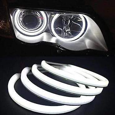 bež: Led prstenovi angel eyes - vise dimenzija. Extremno jaki COTTON LED — 2