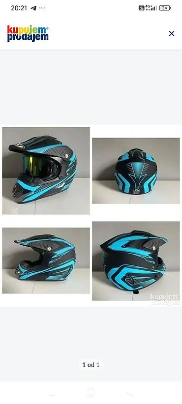 auto kamera 3 u 1: Kros/Enduro integralne kacige – više modela i dezena ZA CENE PITATI - — 6