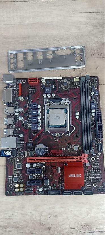 intel core 2: Материнская плата для ПК, Б/у, Asus, LGA1151, Micro-ATX — 1