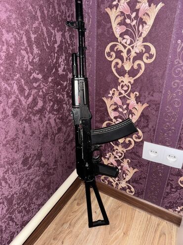 арбизной автомат: Страйкбольный автомат‼️‼️ Автомат АК-74М, выполненный в черном цвете