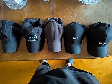 kepka: Original kepkalar. Tommy Hilfiger, Jordan rengi biraz gedib. Boss — 6