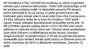 xiaomi redmi note 11: HP noutbuk – 14 düym IPS ekran, 1920×1200 (16:10) qətnamə, 60 Hz — 6