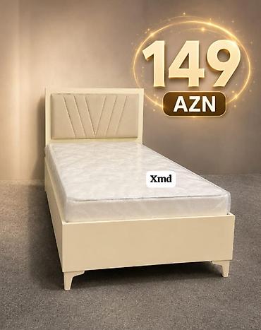 ucuz tek kravatlar: Tək nəfərlik çarpayı – müasir, kompakt dizayn - Rəng: ağ/krem tonları — 6