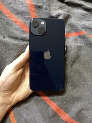 телефон не рабочий: IPhone 13, Колдонулган, 128 ГБ, Midnight, Каптама, 89 %