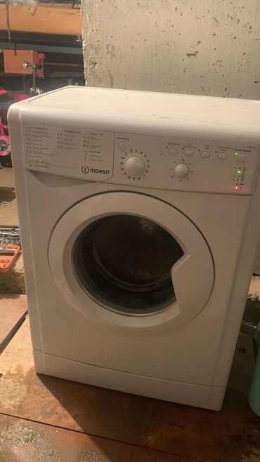 toxuma masini: Paltaryuyan maşın Indesit, 6 kq, İşlənmiş, Avtomat, Qurutma var, Kredit yoxdur, Ödənişli çatdırılma