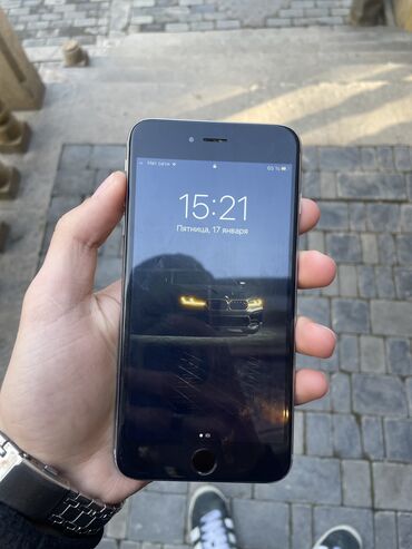 ayfon s 4: IPhone 6s Plus, 16 GB, Gümüşü, Barmaq izi