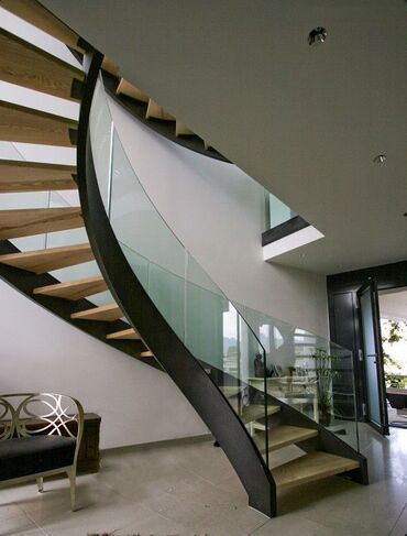 Деревянные лестницы: Здравствуйте, реализовыаем сложные дизайнерские проекты лестницы под — 19