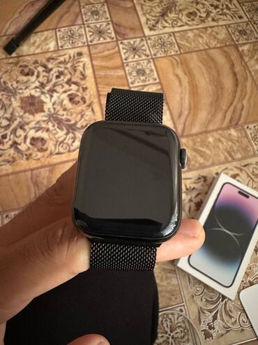 Apple Watch: Apple watch series 6 44mm стальная версия состояние как новый ни — 2