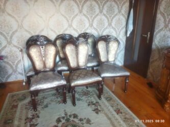 товары для дома баку: 6 eded iri stulardi temiz veziyetdedir artiqdi deye satilir unvan