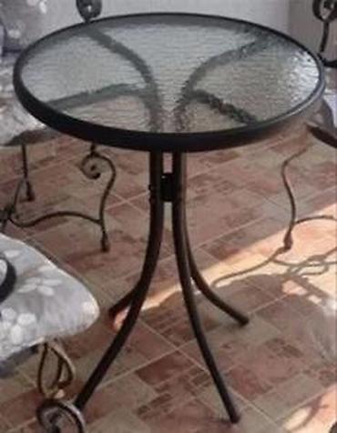 Baštenski nameštaj: Bastenska stolica metal-plastika nova za terasu i bastu top | cene — 25