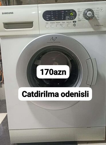 5 samsung olar: Paltaryuyan maşın 5 kq, İşlənmiş, Avtomat, Ünvandan götürmə