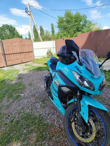 картинговые машины: Спортбайк Kawasaki, 250 куб. см, Бензин, Взрослый, Б/у